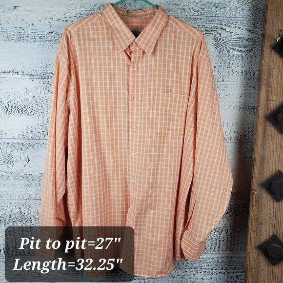 Tommy Bahama Men Button-Up Long Sleeve Collared Top Size 34-35 - Picture 9 of 10